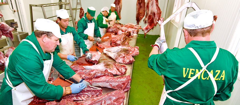 Personal cualificado en el tratamiento de la carne